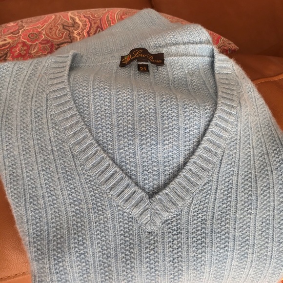 LORO PIANA CASHMERE V NECK SWEATER, MEN’S - Picture 4 of 9